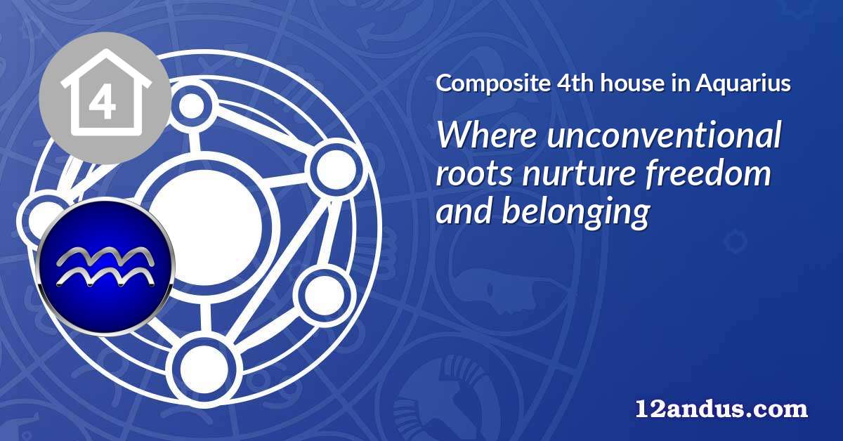 Composite 4th house in Aquarius in the composite chart