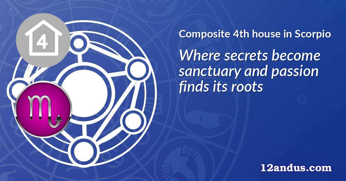 Composite 4th house in Scorpio in the composite chart