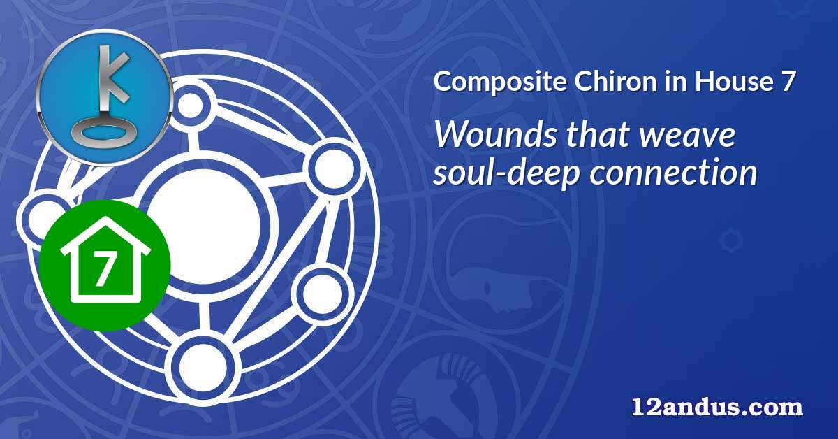 Chiron in House 7 in the composite chart