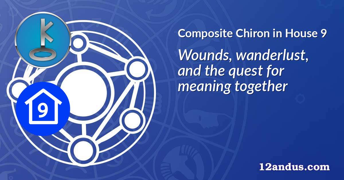 Chiron in House 9 in the composite chart