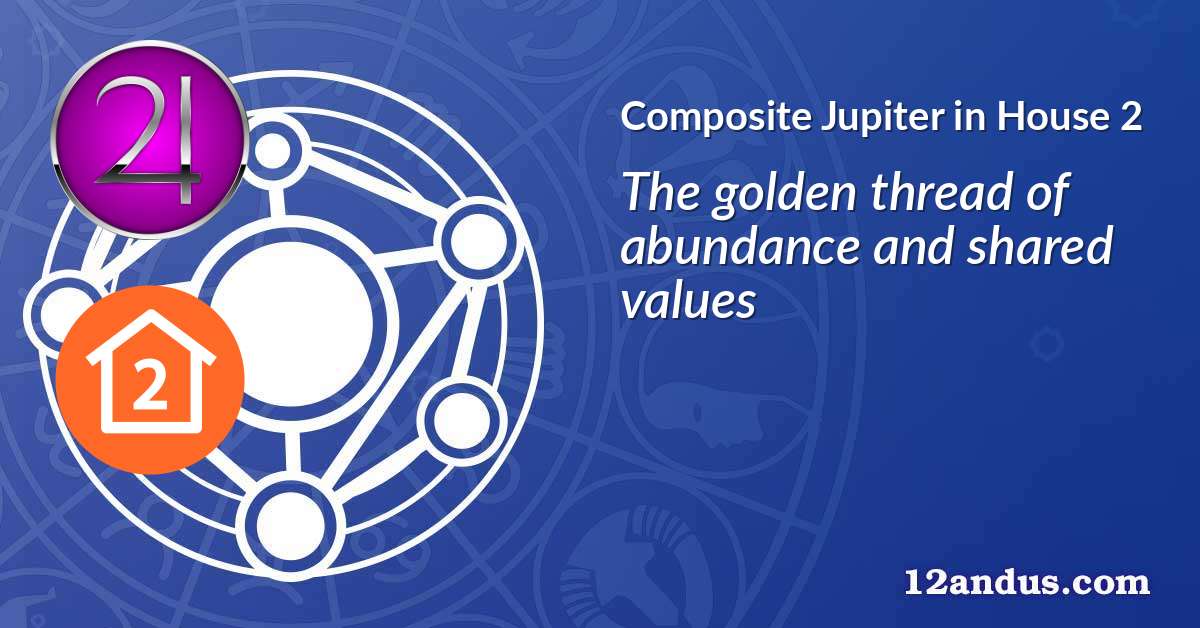 Jupiter in House 2 in the composite chart