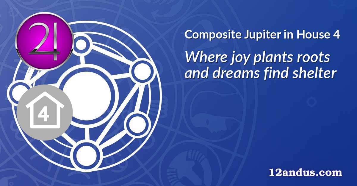 Jupiter in House 4 in the composite chart