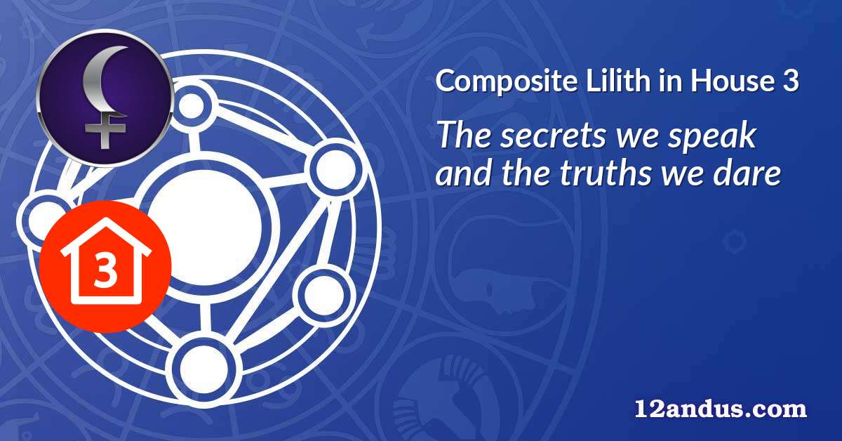 Lilith in House 3 in the composite chart