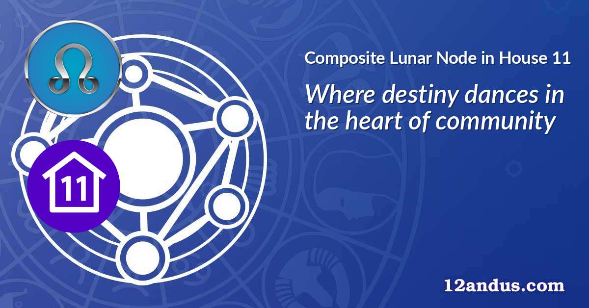 Lunar Node in House 11 in the composite chart