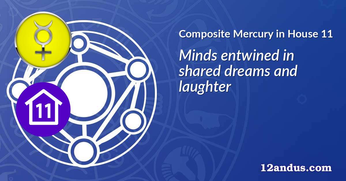 Mercury in House 11 in the composite chart