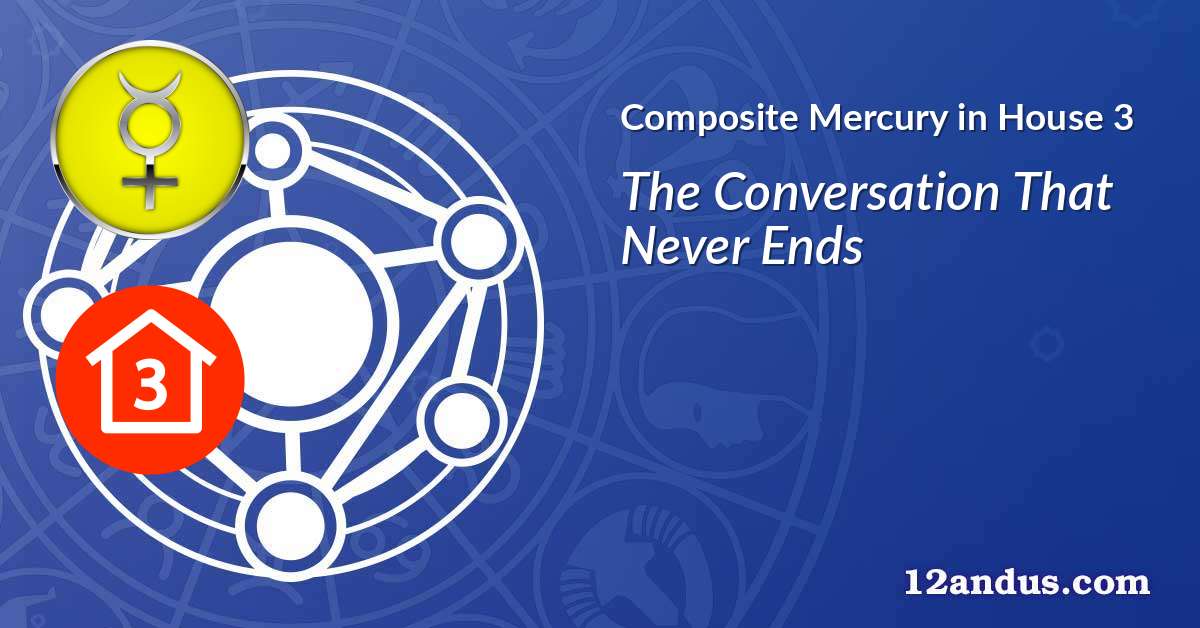 Mercury in House 3 in the composite chart