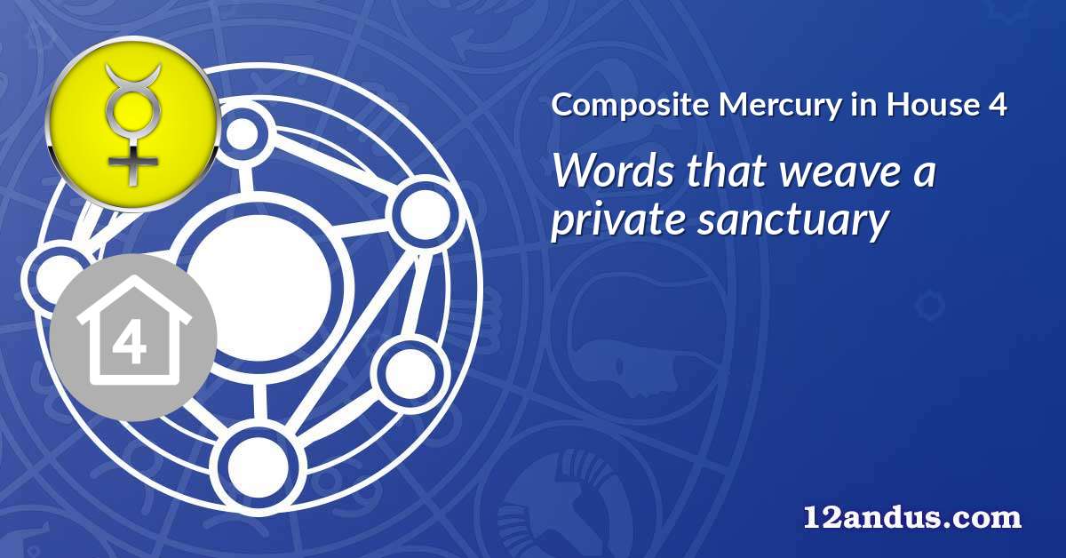 Mercury in House 4 in the composite chart