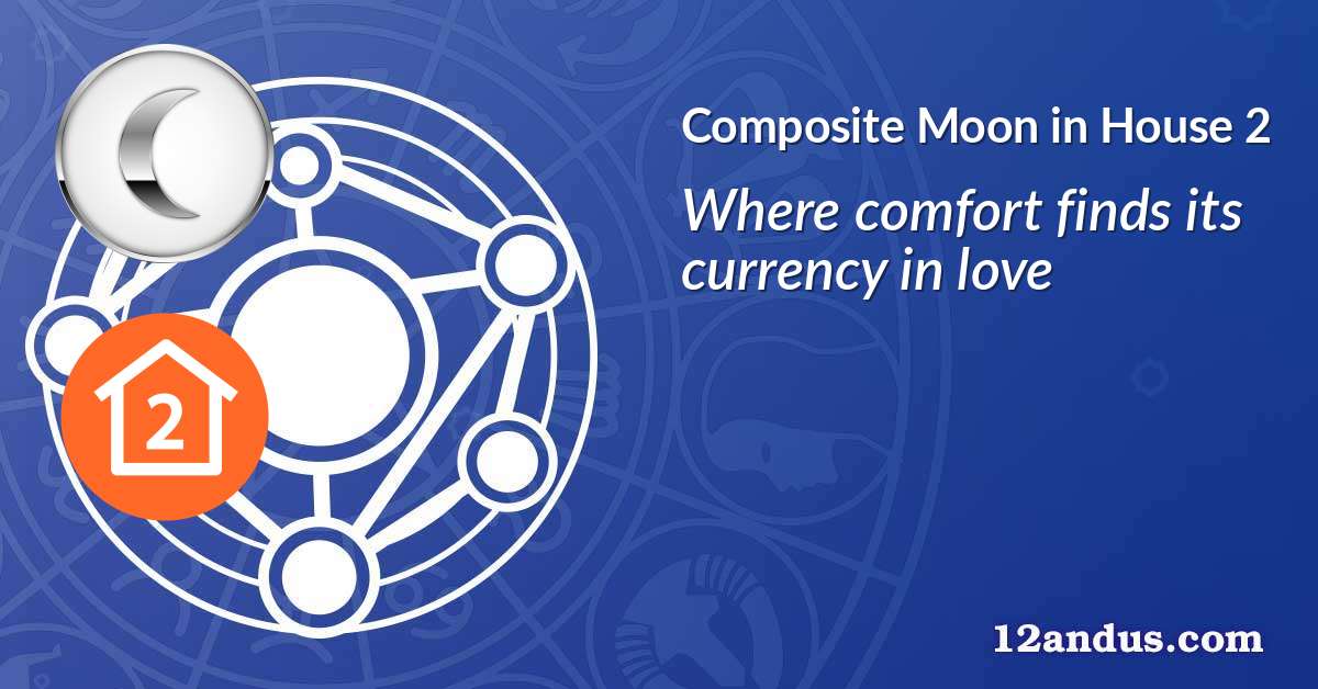 Moon in House 2 in the composite chart