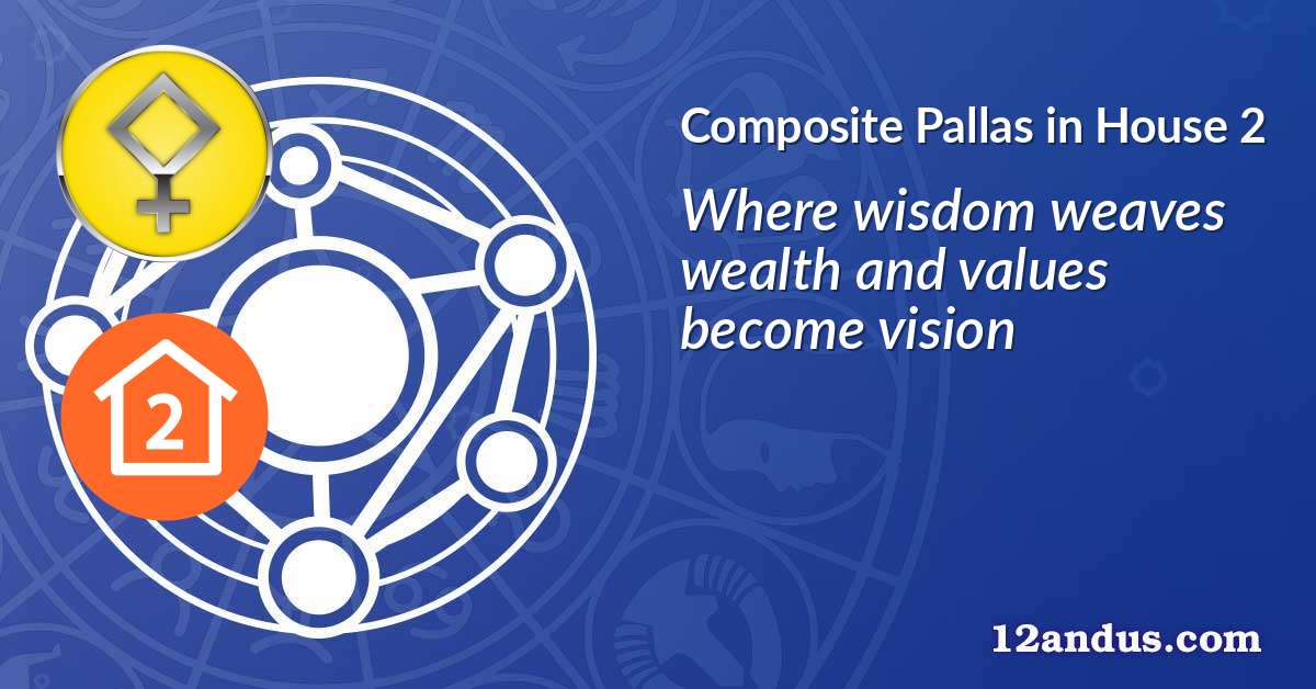 Pallas in House 2 in the composite chart