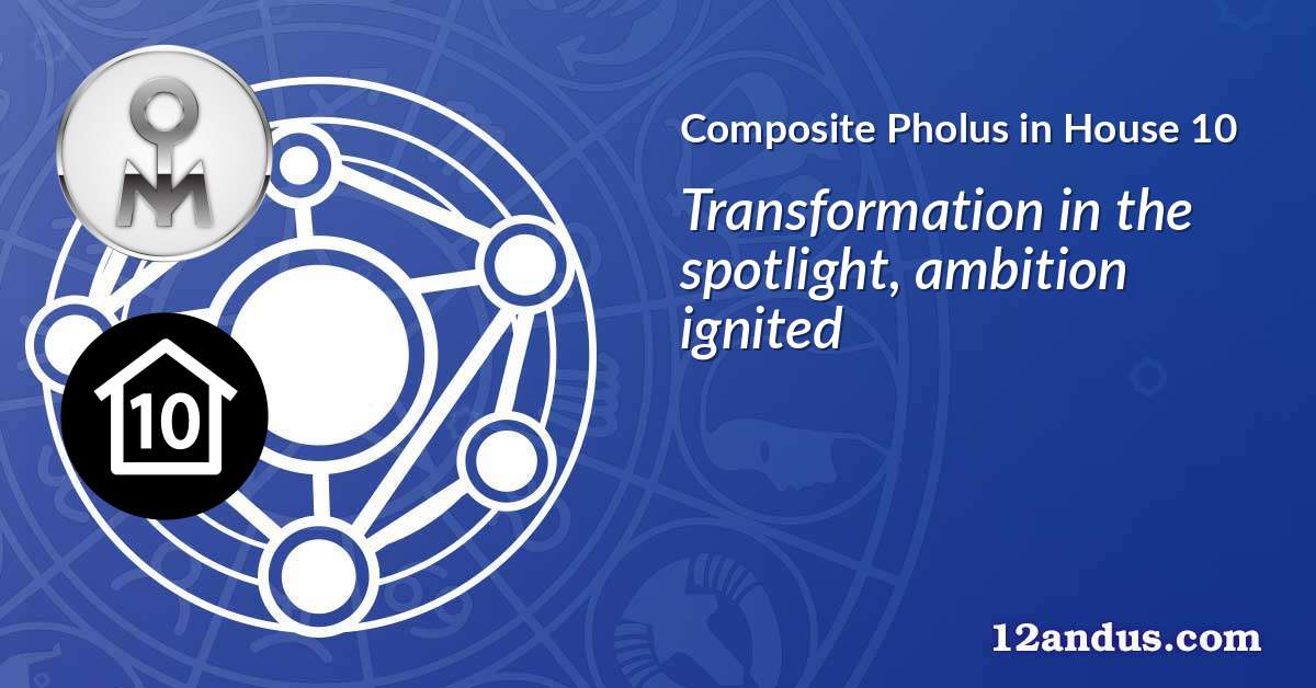 Pholus in House 10 in the composite chart
