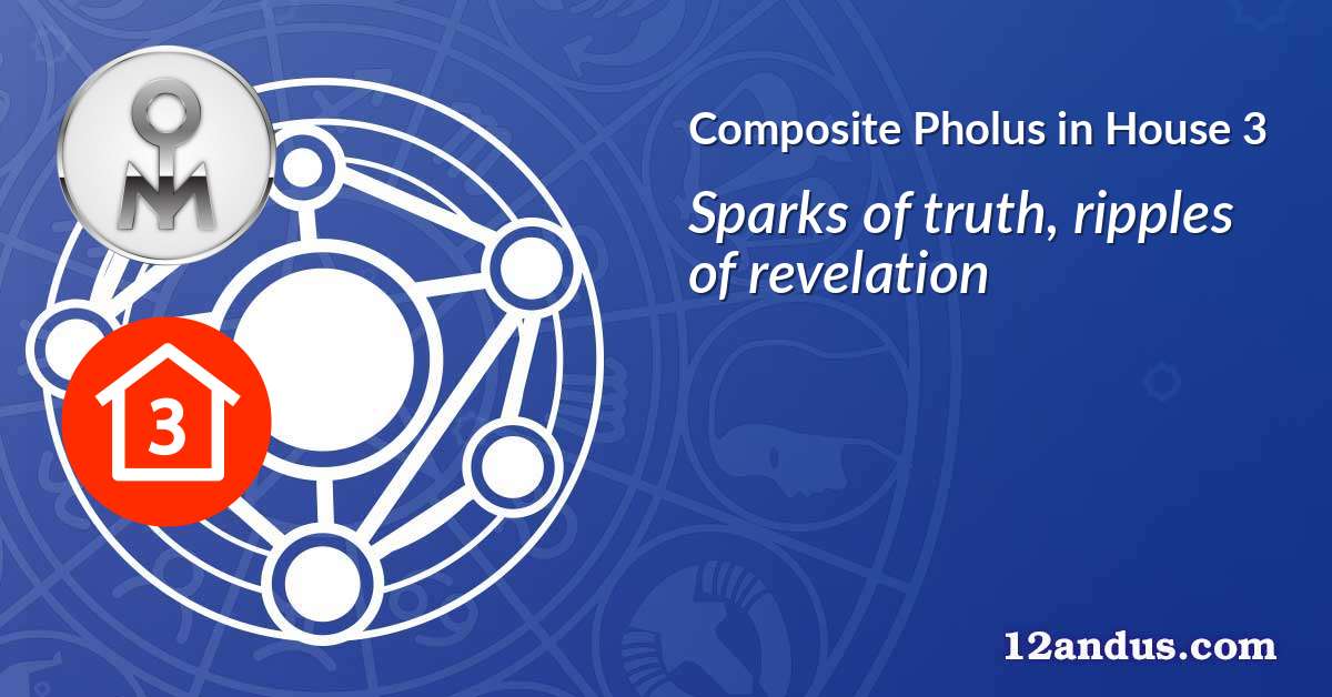 Pholus in House 3 in the composite chart