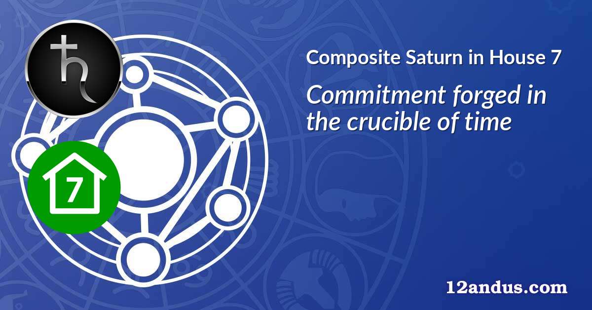 Saturn in House 7 in the composite chart