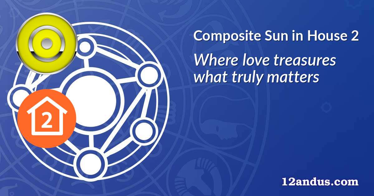 Sun in House 2 in the composite chart