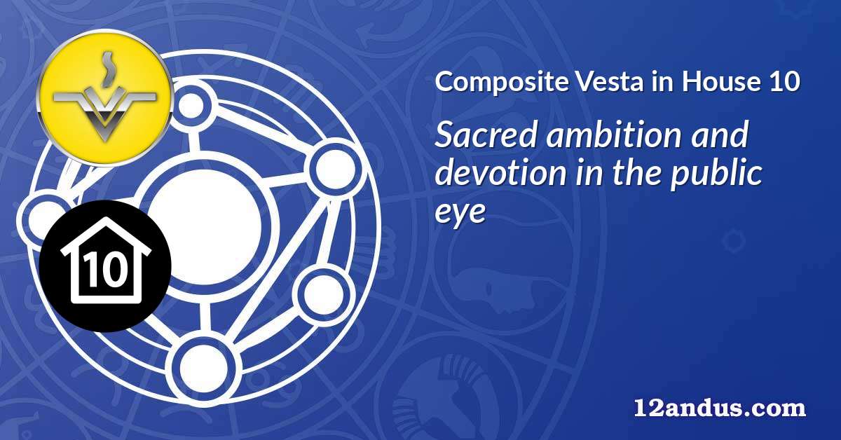 Vesta in House 10 in the composite chart