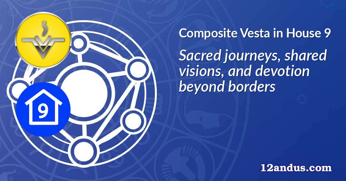 Vesta in House 9 in the composite chart