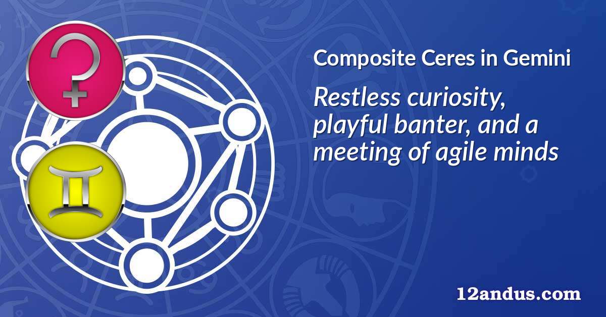 Ceres in Gemini in the composite chart