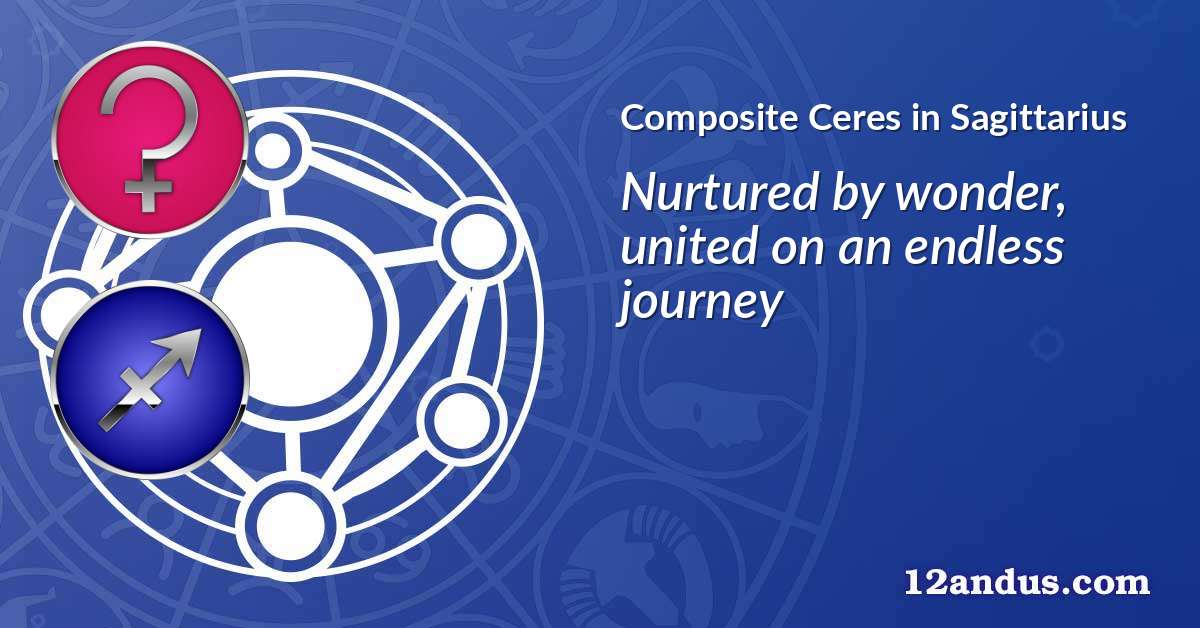 Ceres in Sagittarius in the composite chart