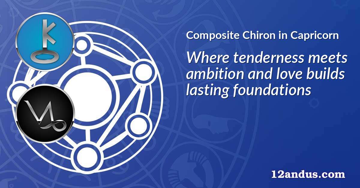 Chiron in Capricorn in the composite chart