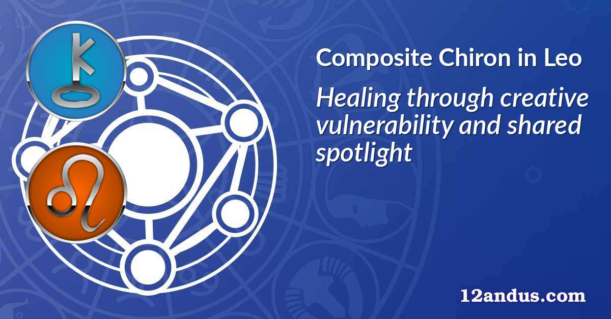 Chiron in Leo in the composite chart