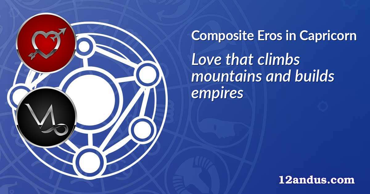 Eros in Capricorn in the composite chart