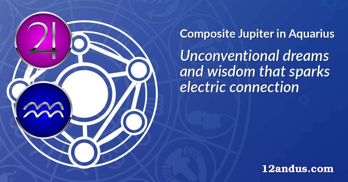 Jupiter in Aquarius in the composite chart