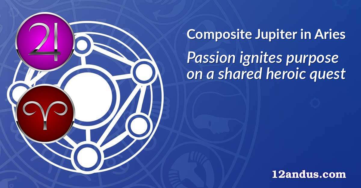 Jupiter in Aries in the composite chart