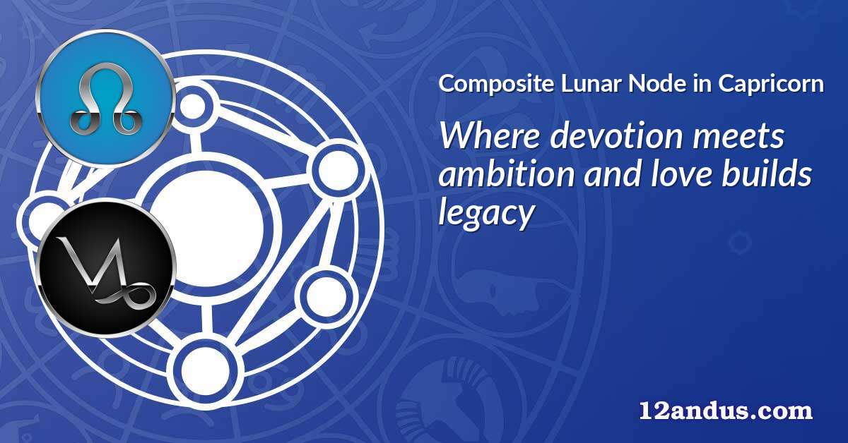 Lunar Node in Capricorn in the composite chart