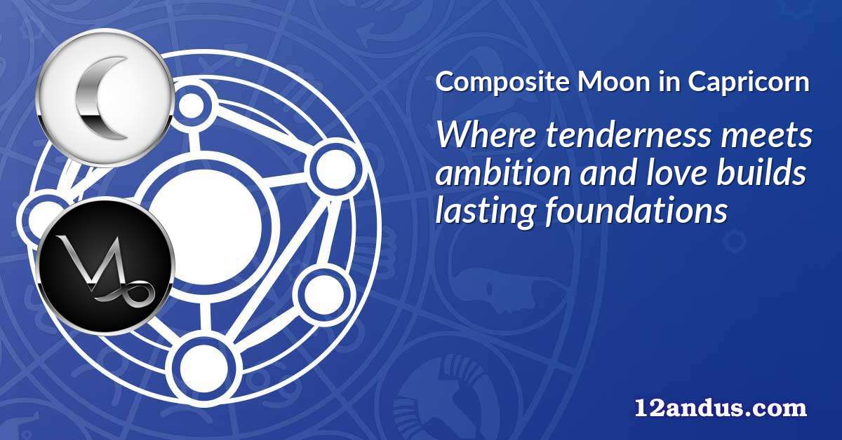 Moon in Capricorn in the composite chart