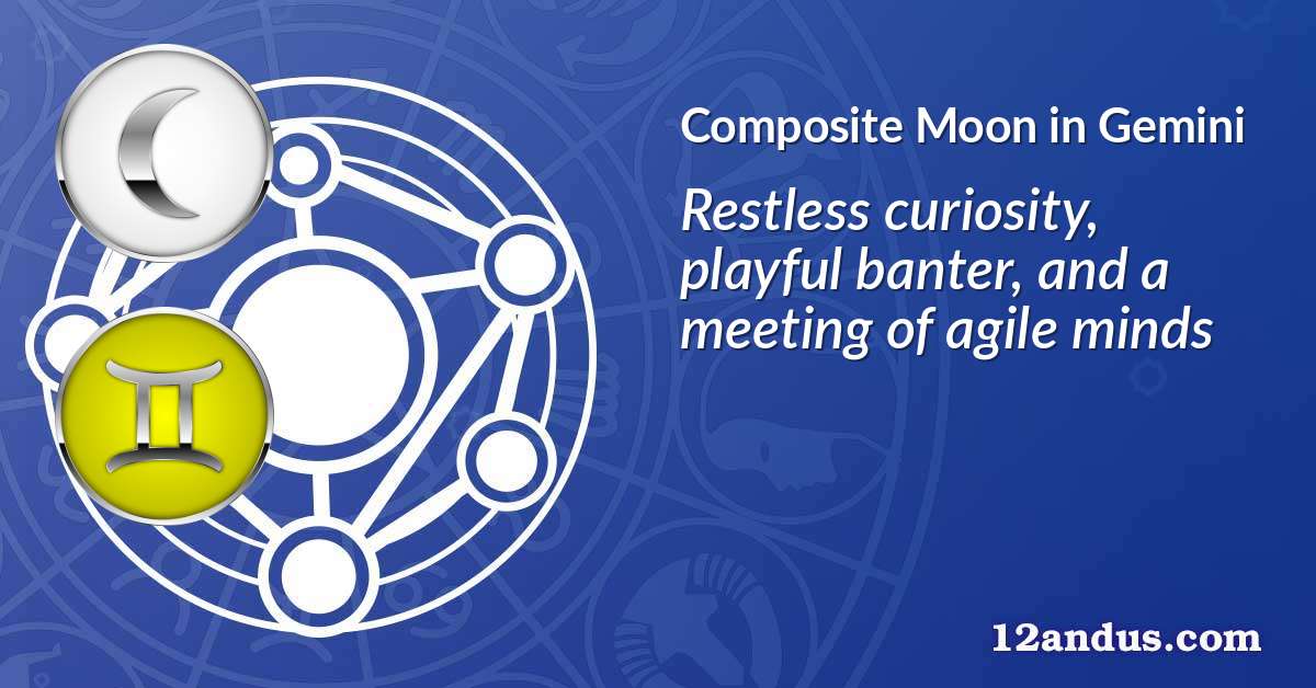 Moon in Gemini in the composite chart