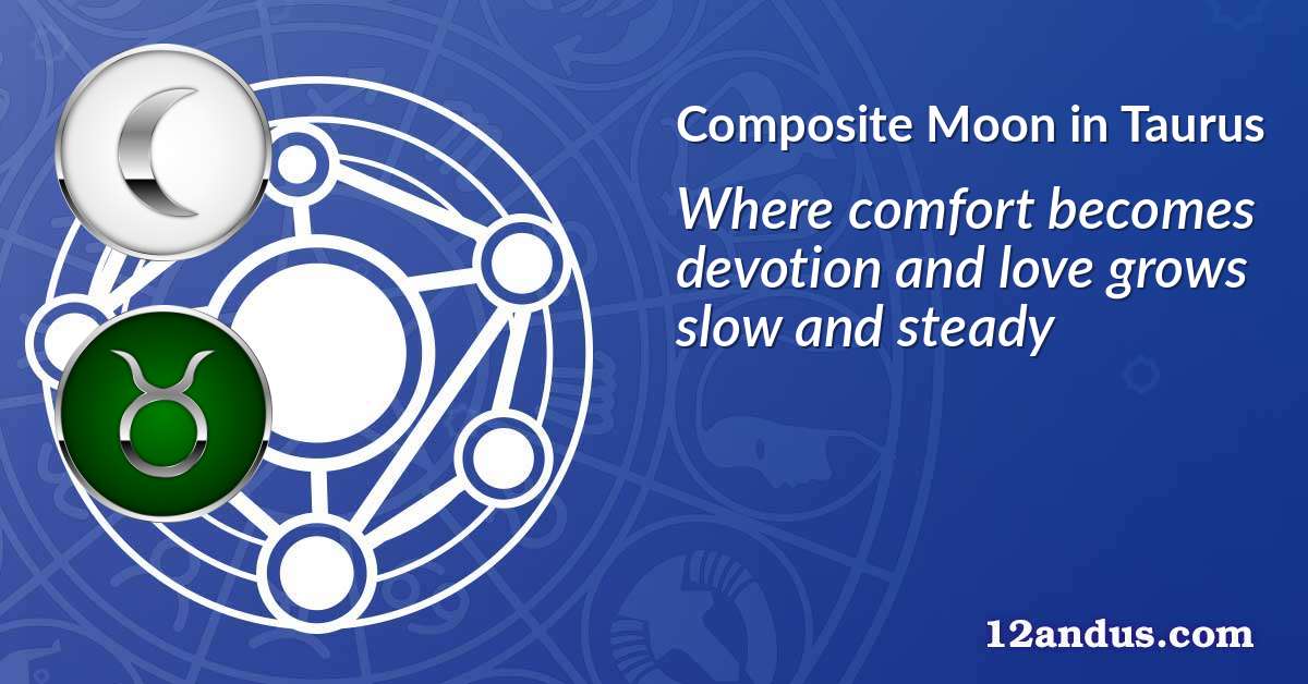 Moon in Taurus in the composite chart