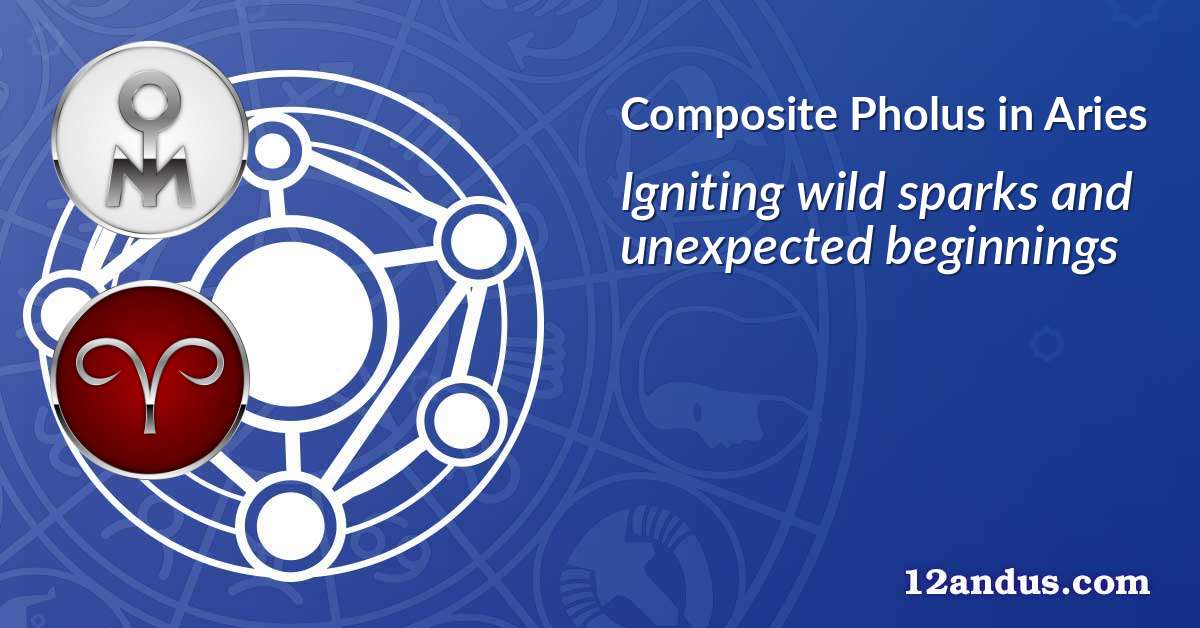 Pholus in Aries in the composite chart