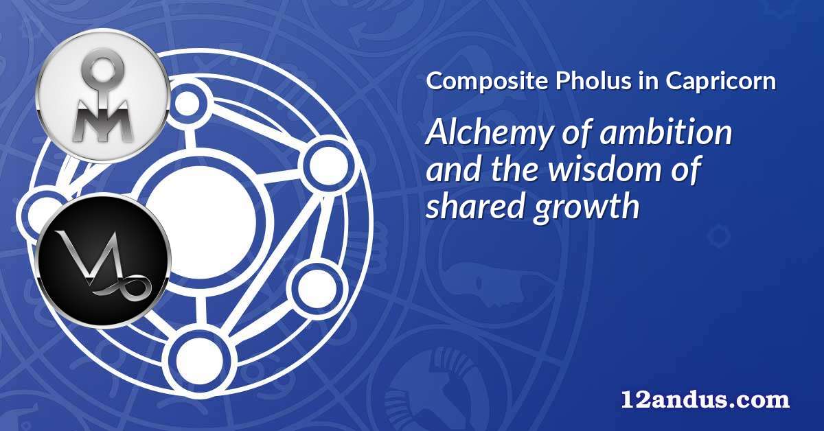 Pholus in Capricorn in the composite chart