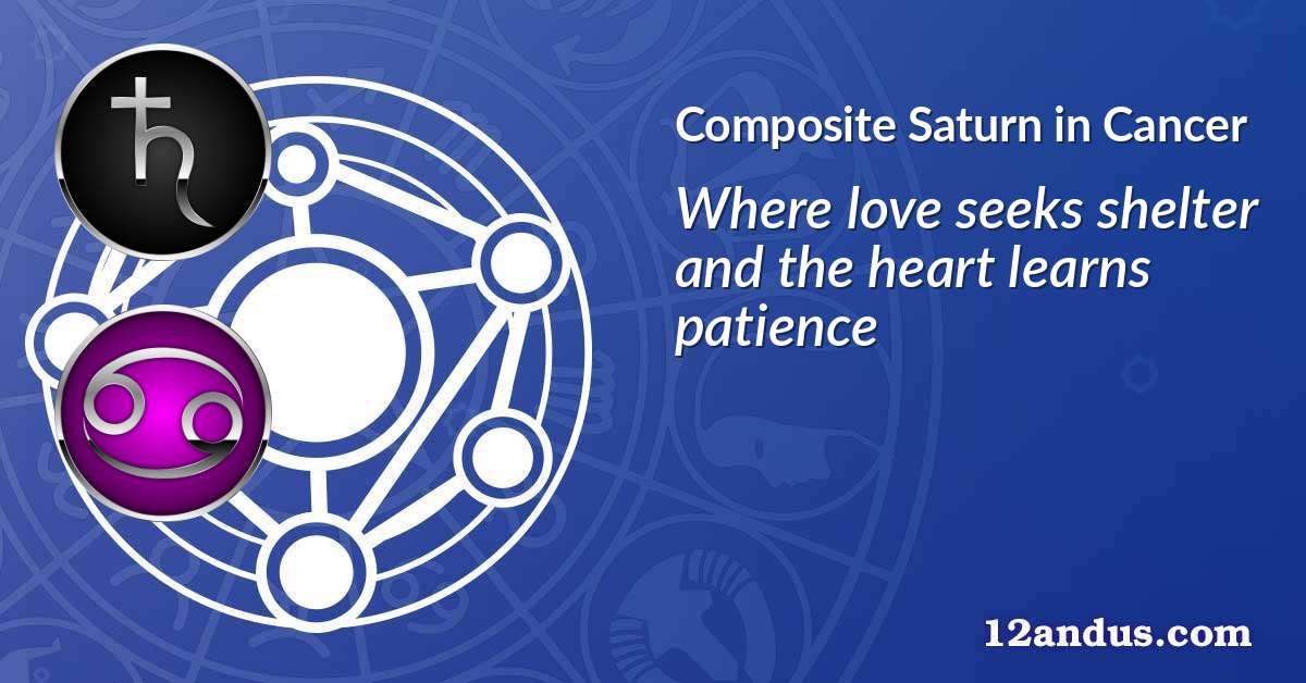 Saturn in Cancer in the composite chart