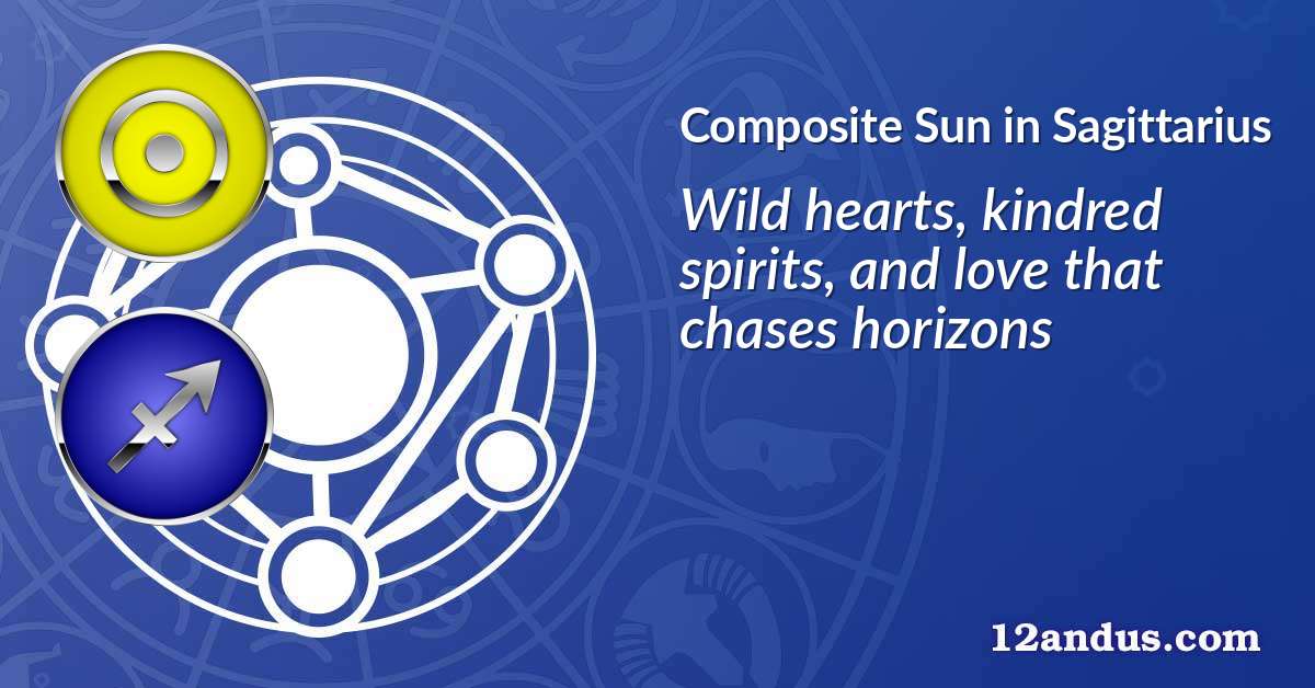 Sun in Sagittarius in the composite chart