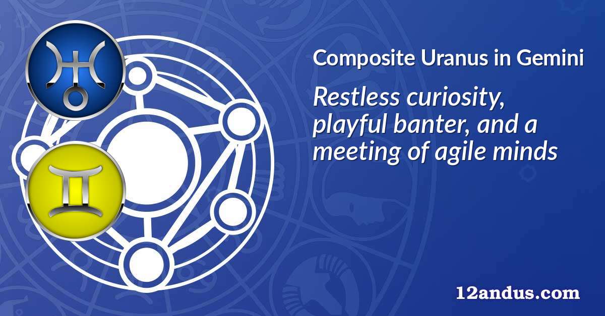 Uranus in Gemini in the composite chart