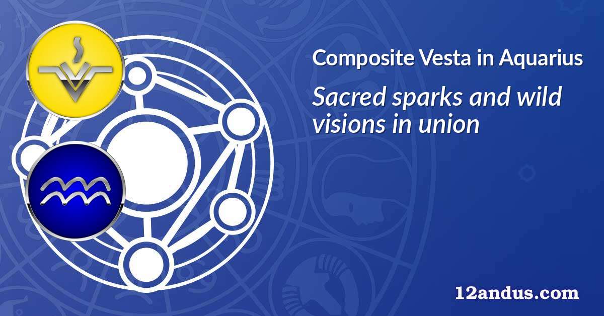 Vesta in Aquarius in the composite chart