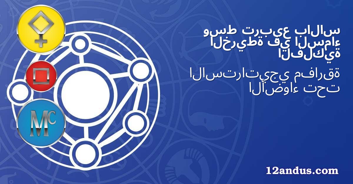 بالاس تربيع وسط السماء في الخريطة الفلكية