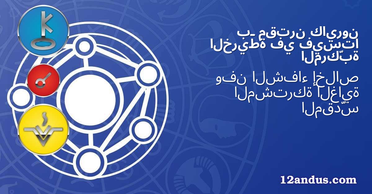 كايرون مقترن بـ فيستا في الخريطة المركّبة