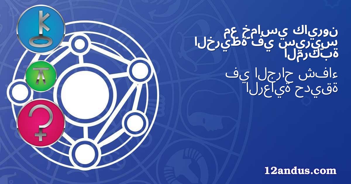 كايرون خماسي مع سيريس في الخريطة المركّبة