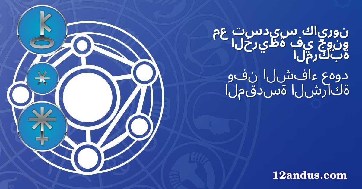 كايرون تسديس مع جونو في الخريطة المركّبة