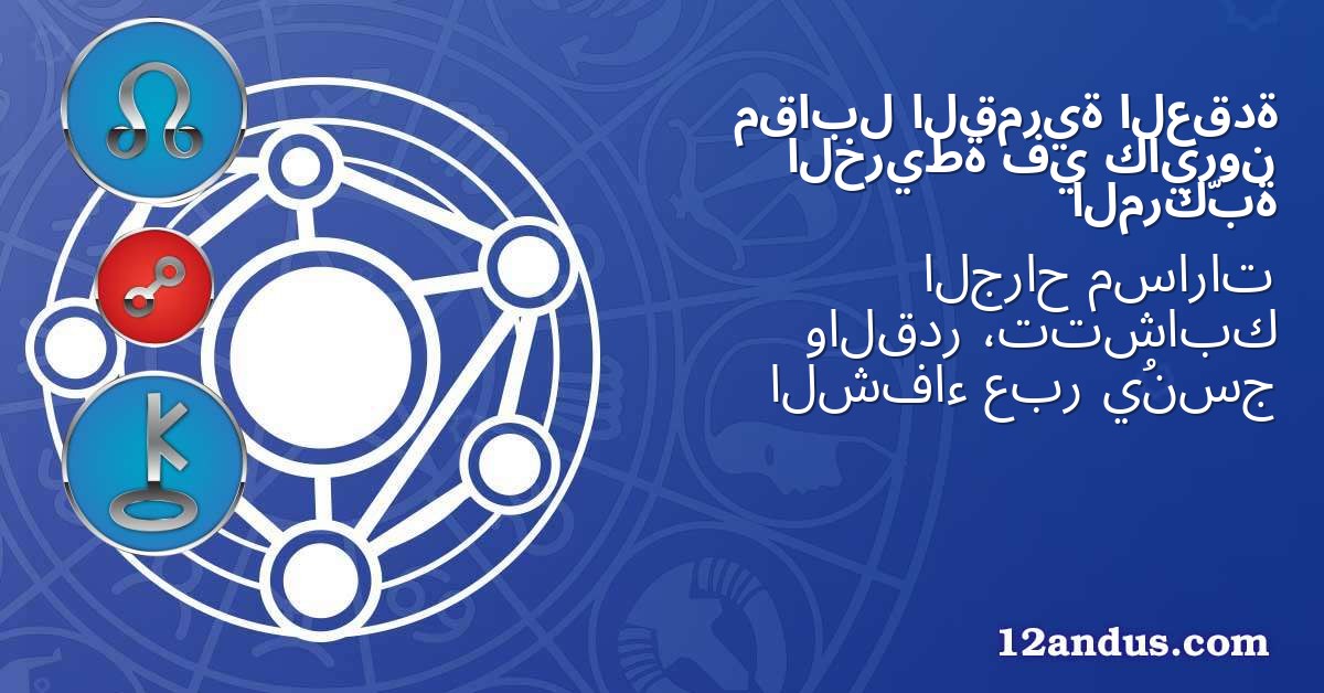 العقدة القمرية مقابل كايرون في الخريطة المركّبة
