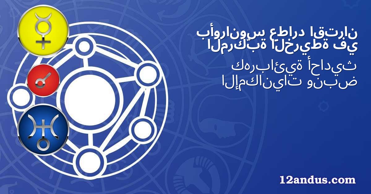 اقتران عطارد بأورانوس في الخريطة المركّبة
