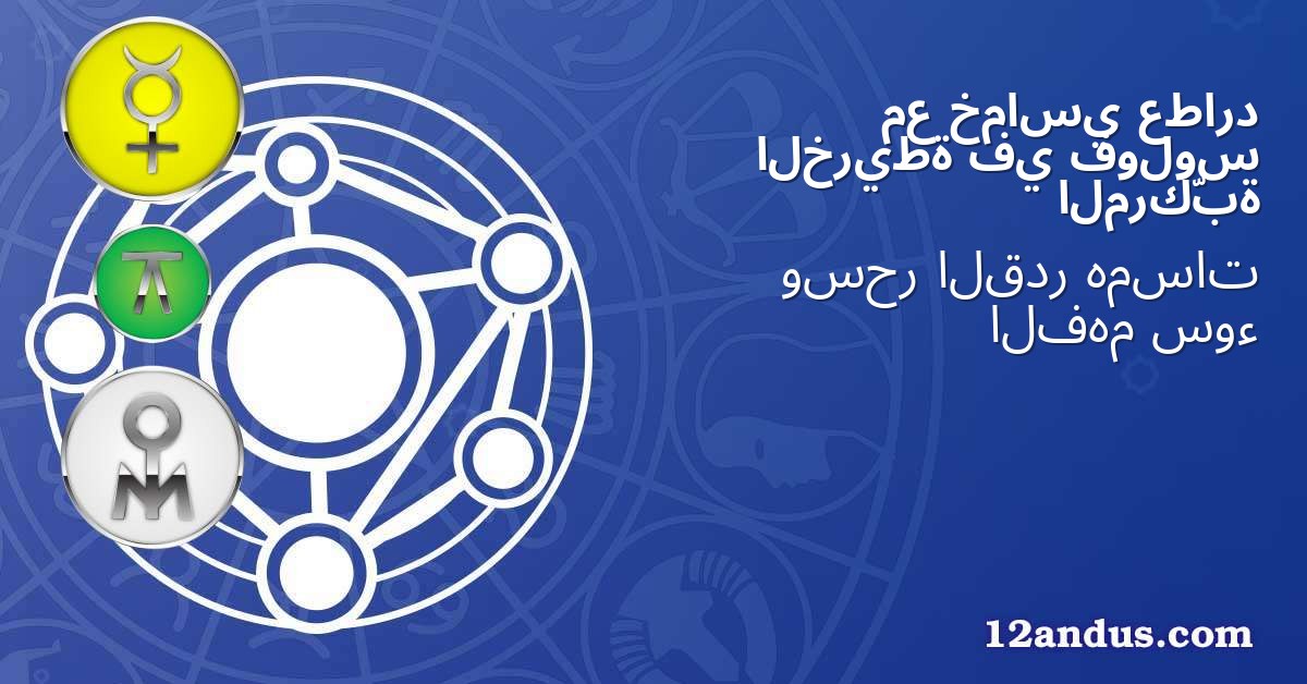 عطارد خماسي مع فولوس في الخريطة المركّبة