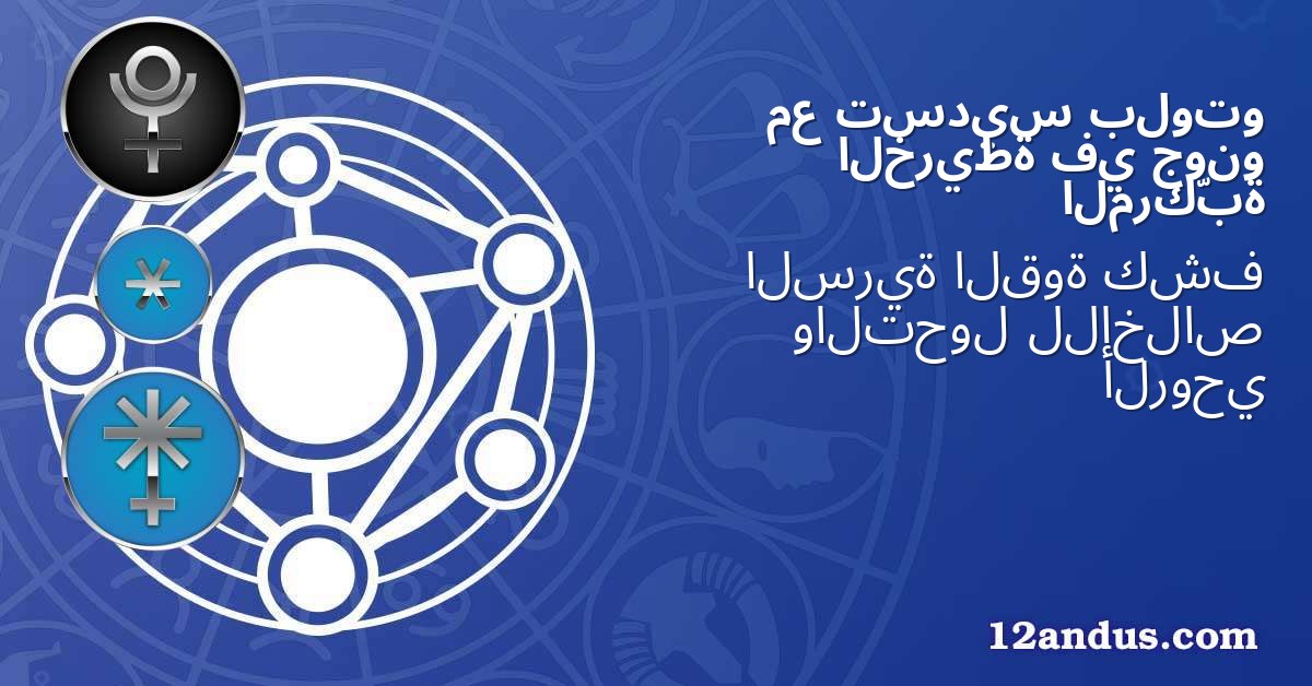 بلوتو تسديس مع جونو في الخريطة المركّبة