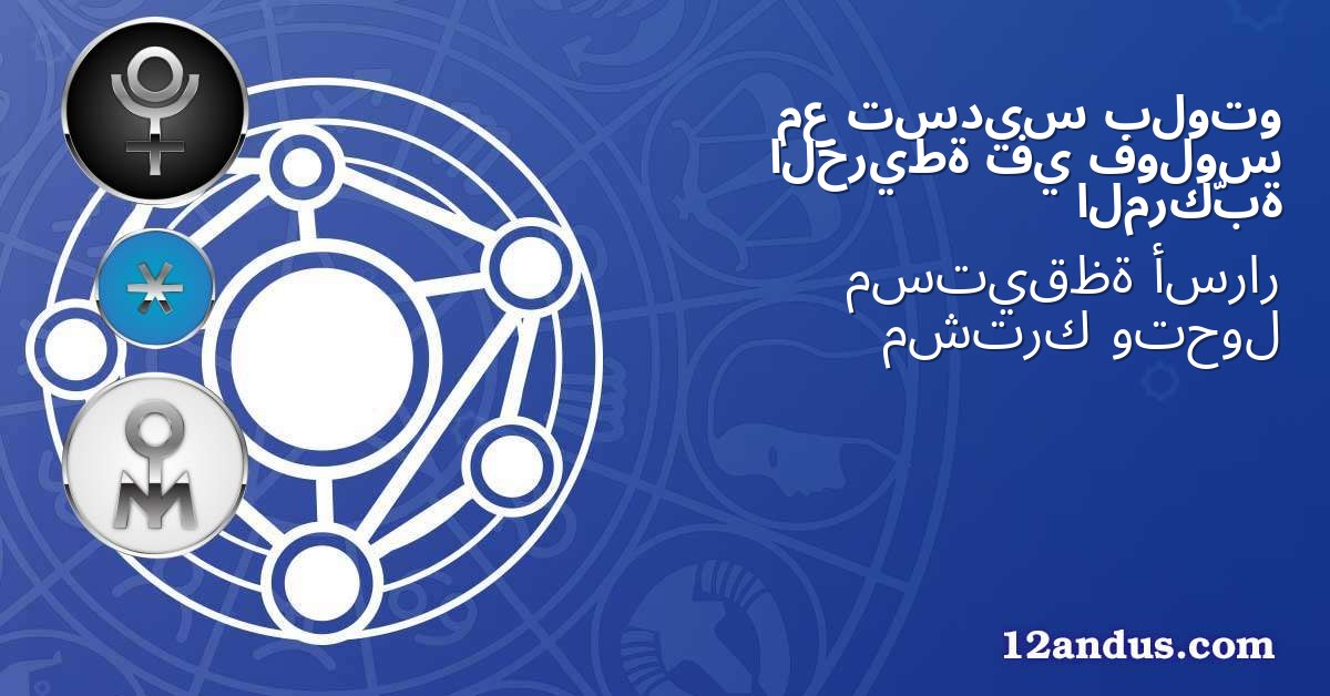 بلوتو تسديس مع فولوس في الخريطة المركّبة