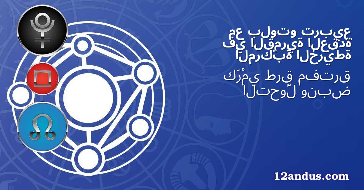 تربيع بلوتو مع العقدة القمرية في الخريطة المركّبة