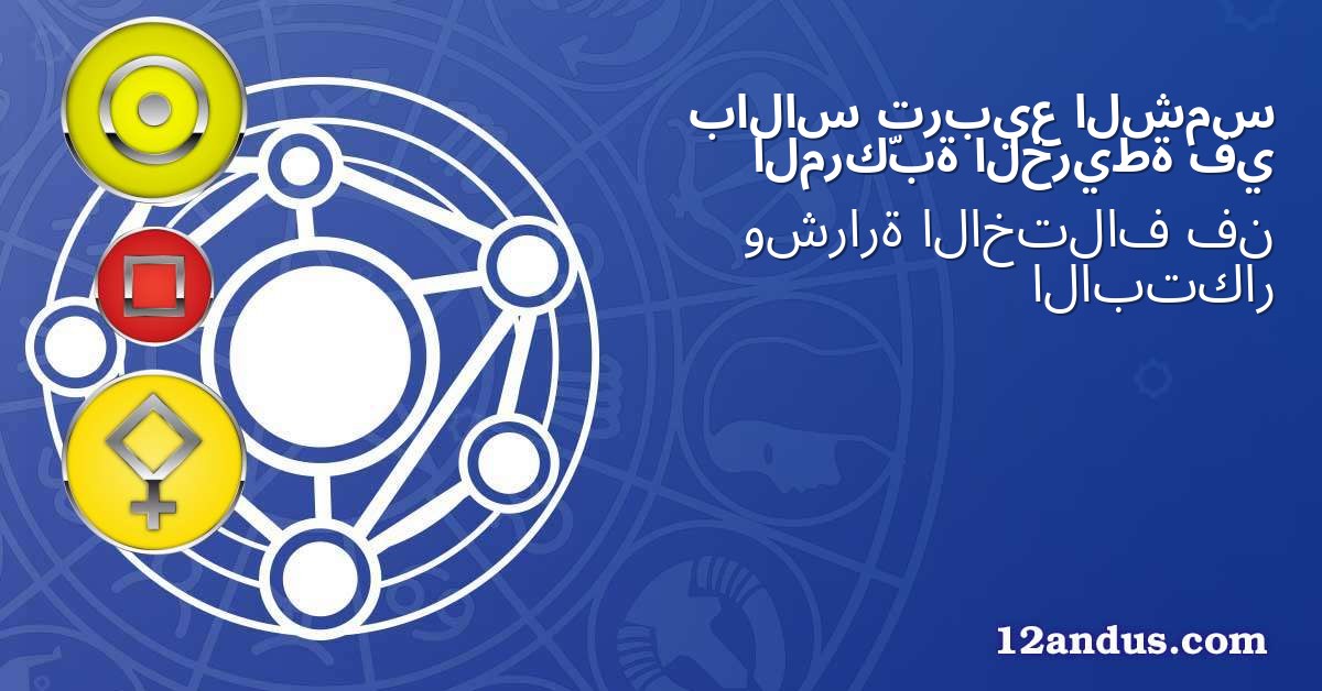 الشمس تربيع بالاس في الخريطة المركّبة