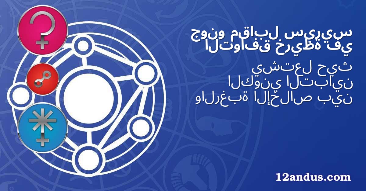 سيريس مقابل جونو في خريطة التوافق