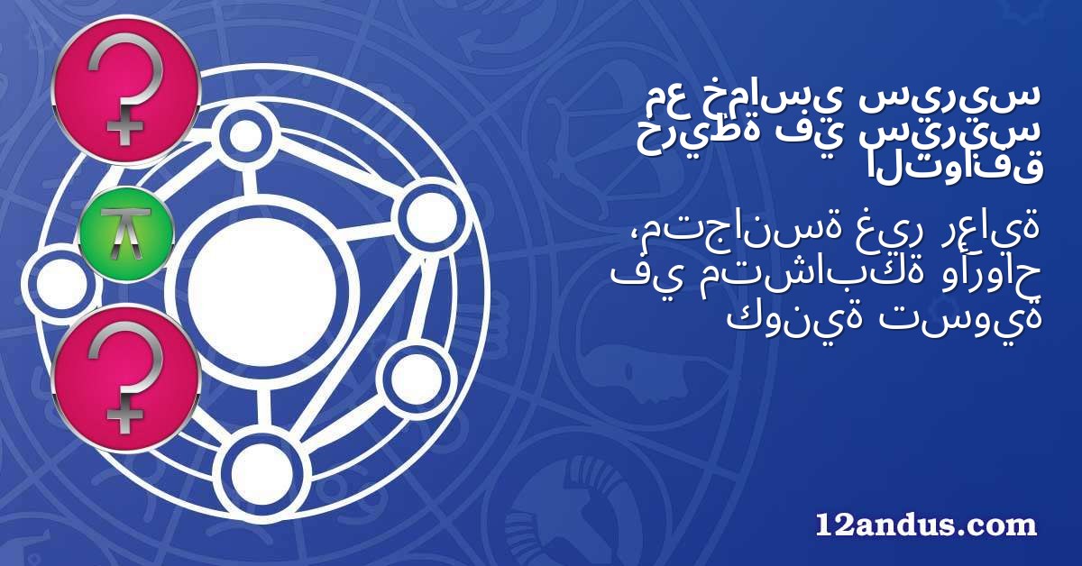 سيريس خماسي مع سيريس في خريطة التوافق