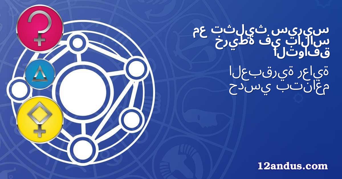 سيريس تثليث مع بالاس في خريطة التوافق